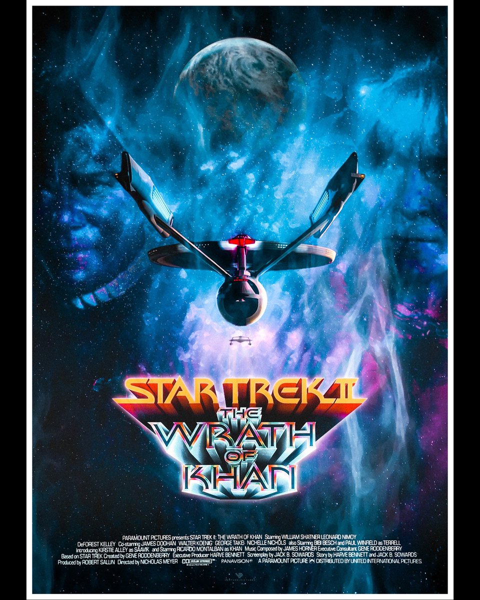 Star Trek : Wrath of Khan 💫 

I spent a long time trying to get this one right. Really diving into some #startrek artwork lately! 

#StarTrekFanart #wrathofkhan #trek 

@StarTrek