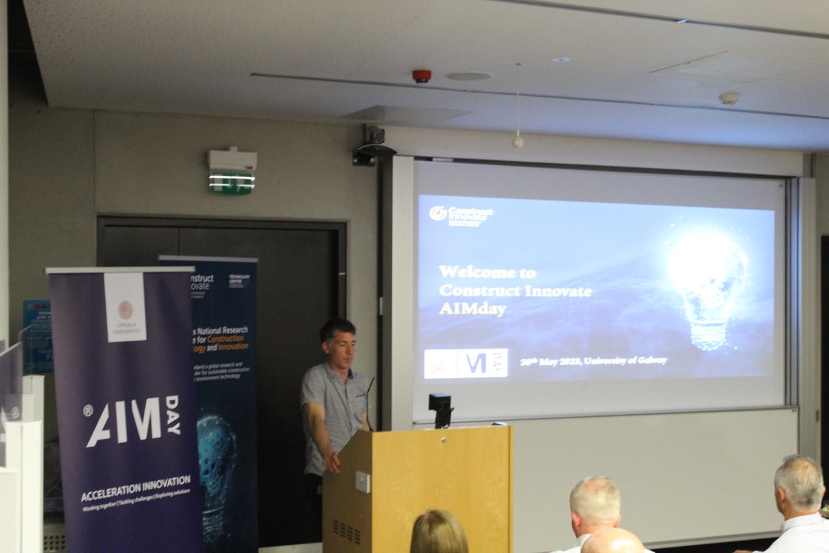 Thanks to all participants of #AIMday from #ConstructInnovate at <a href="/uniofgalway/">Ollscoil na Gaillimhe | University of Galway</a>!  Your insights and discussions on #construction #technology and #Innovation were invaluable. Let's shape a sustainable future together! 
<a href="/GogginsJamie/">Jamie Goggins</a> @m_hajdukiewicz @enterpriseireland