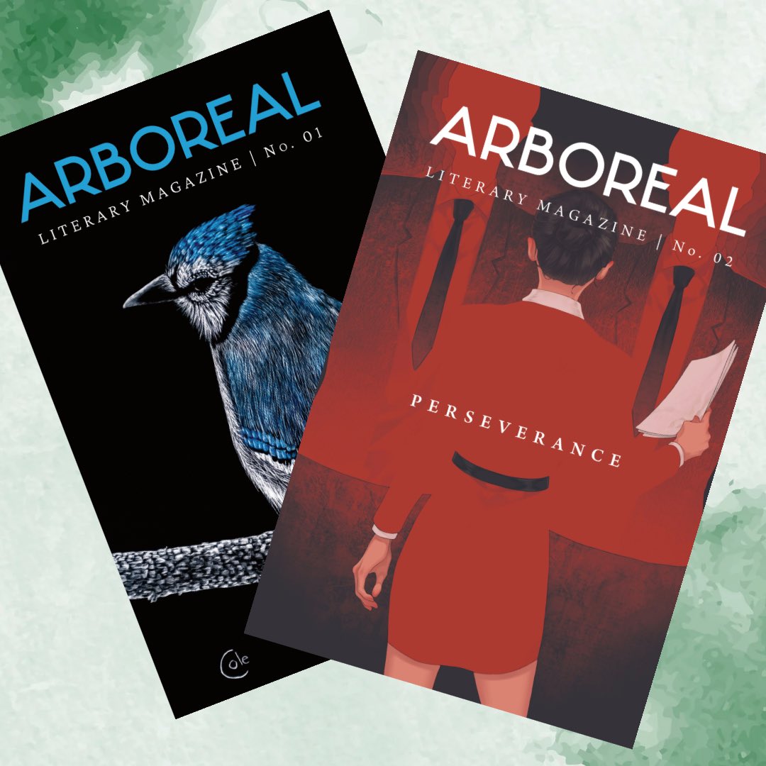 ArborealMag's tweet photo. FINALLY! After some delays, BOTH print issues are available to purchase!

We’ve lowered our prices too!

Get them both here: https://t.co/7GWwVbWKRI

#litmag #litmags #literarymagazine #literarymagazines #literaryjournals #poetry #fiction #visualart #poems #shortstories #poetrylovers #poetrycommunity #writerscommunity #indiepublishing #indiepublisher #independentpublishing