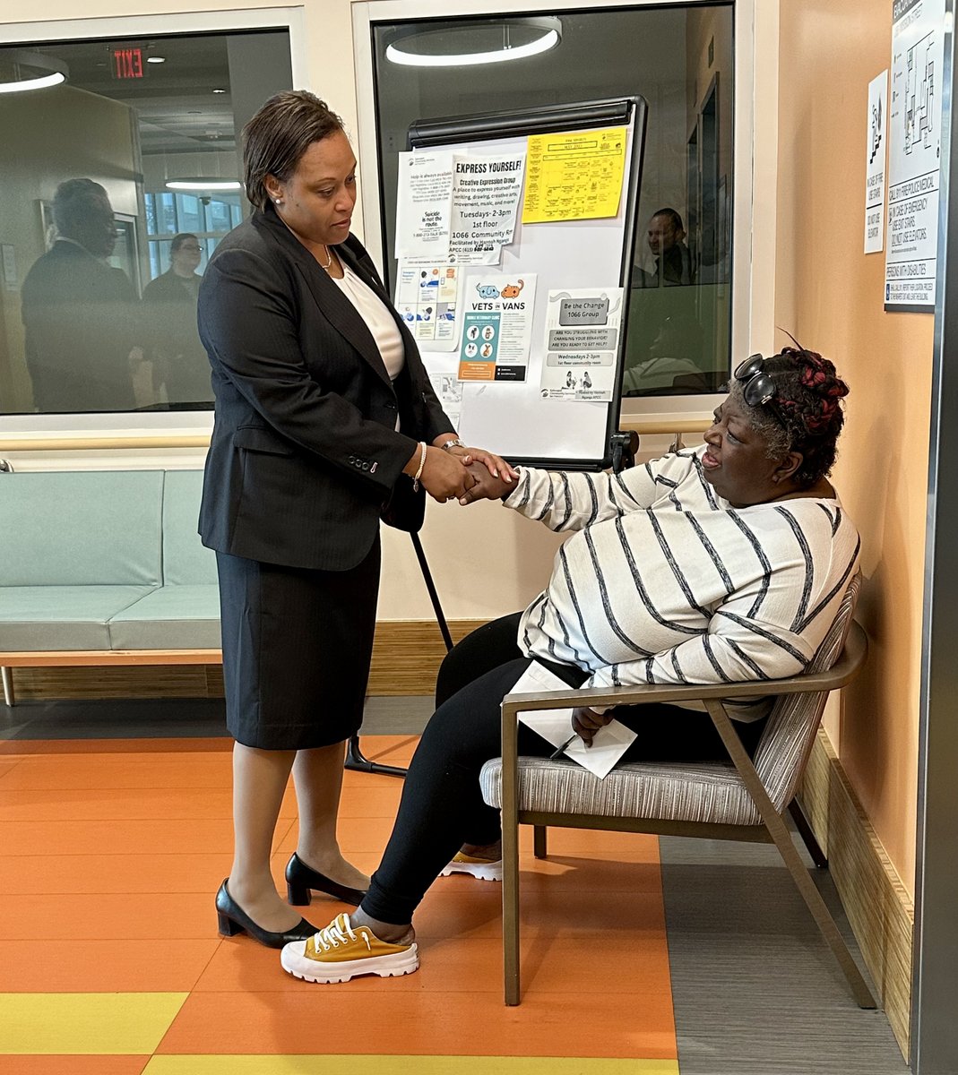 ECS_SF's tweet photo. Earlier this month, we hosted @HUDgov Assistant Secretary Kimberly McClain and @HUDPacific Reg. Administrator Jason Pu at #1064MissionSt. With the launch of #ALLINside, 1064 Mission serves as a model for innovative housing solutions for those experiencing homelessness. https://t.co/FD5ue02L7d