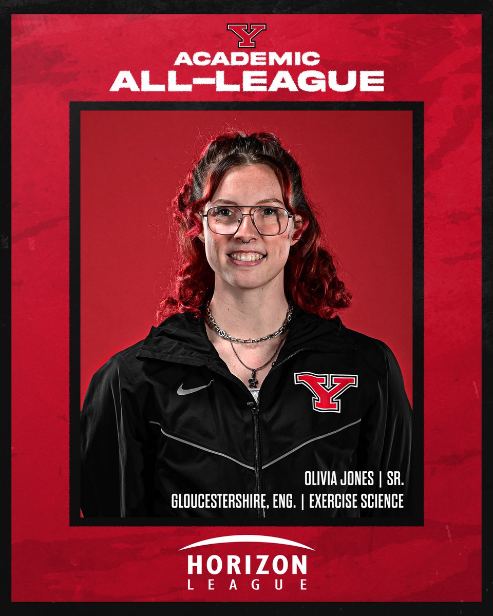YSUTrackFieldXC's tweet image. Congratulations to these4️⃣ outstanding student-athletes on being named to the Valeo Horizon League Outdoor Track &amp;amp; Field All-Academic Team!! 📚

🔴 Jahniya Bowers
⚪ Morgan Cole
🔴 Olivia Jones
⚪ Nia Williams-Matthews

#GoGuins 🐧 // #FlyWithTheY 🤘