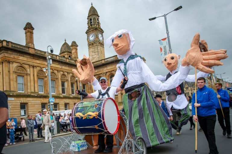 Sma’ Shot Day is back! Join us on July 1 for a day-long programme of family fun in Paisley town centre. With the popular parade, live stage, Burning of the Cork and music - it's a day to celebrate our communities, past and present. paisley.is/sma-shot-day