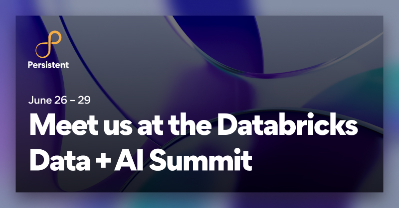 Persistentsys's tweet image. We are proud sponsors of the #Databricks Data+AI Summit 2023. Meet us at booth 52 and discover how Persistent Data Foundry can enable real-time data processing for you.
Schedule a meeting with us now - bit.ly/3WD3QRG
#AISummit #RealTimeDataProcessing #DataInsights