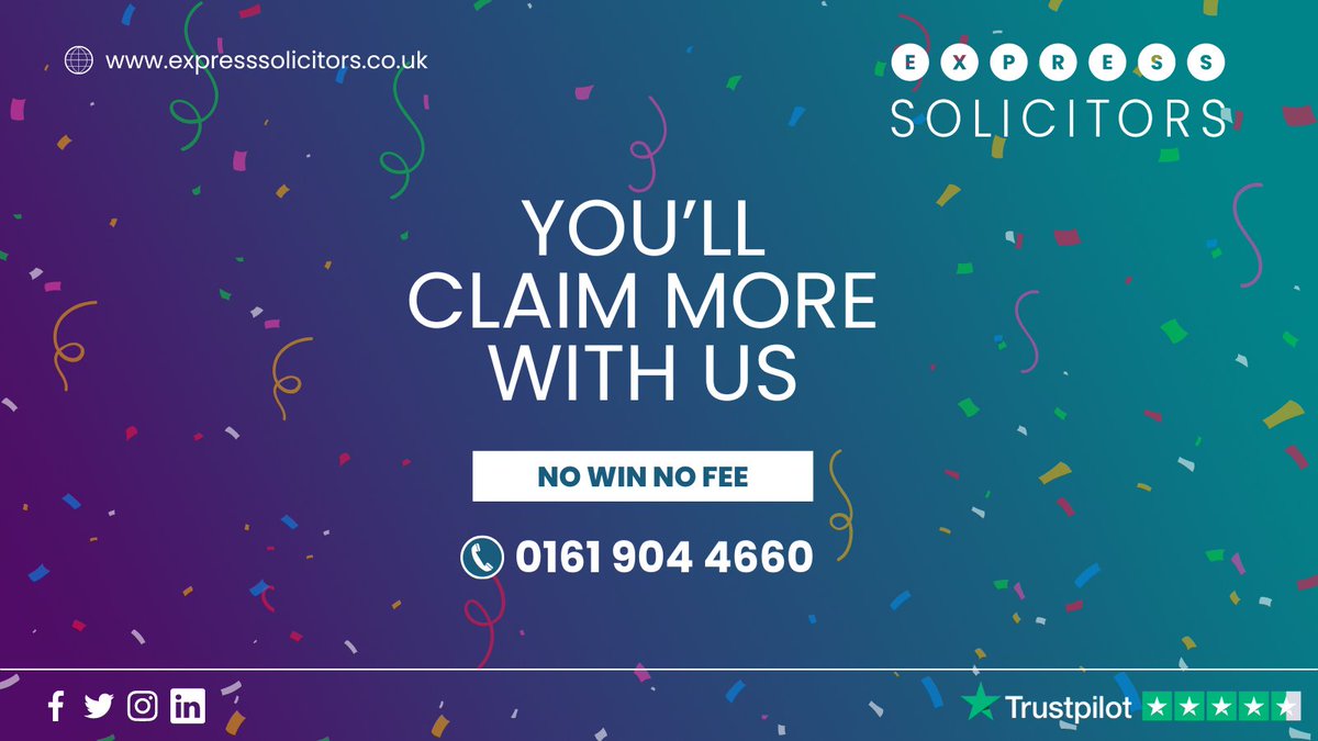 Don't believe us? Give us a call 📞 
#NoWinNoFee #LawFirm