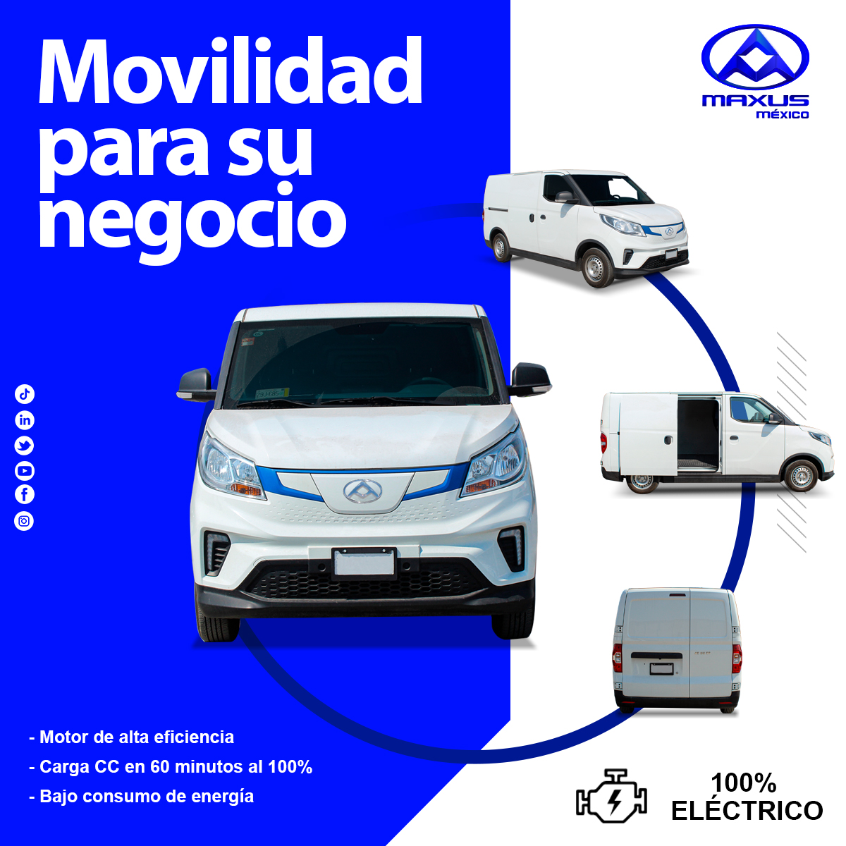 MexicoMaxus's tweet image. Movilidad para su negocio

Cómodo y potente, elevada autonomía y consumo eficiente.

#maxus #electricos #cdmx #electricos #edomex #movilidad #ecológicos #electromovilidad #vehiculoselectricos #vehiculos #ecologico
