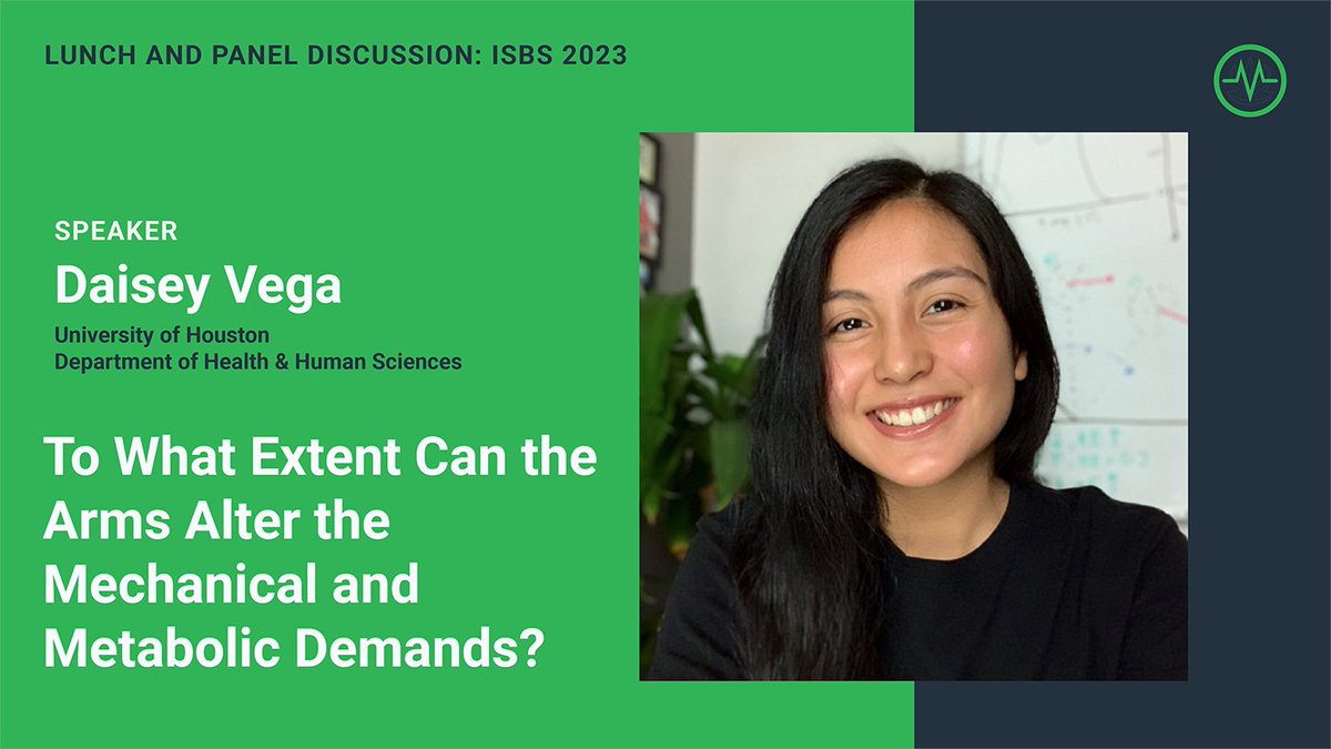 📣 One more week! Don't miss out on the Delsys Lunch and Open-Panel Discussion on "Integrated Technologies for Next Gen Sports Sciences" <a href="/isbs_conference/">ISBS Annual Conference</a>! 🌟

Ph.D. candidate <a href="/Dope_Daisey/">Daisey Vega</a> (<a href="/UHouston/">University of Houston</a>) will be speaking on her research regarding the role of arms in ambulation!