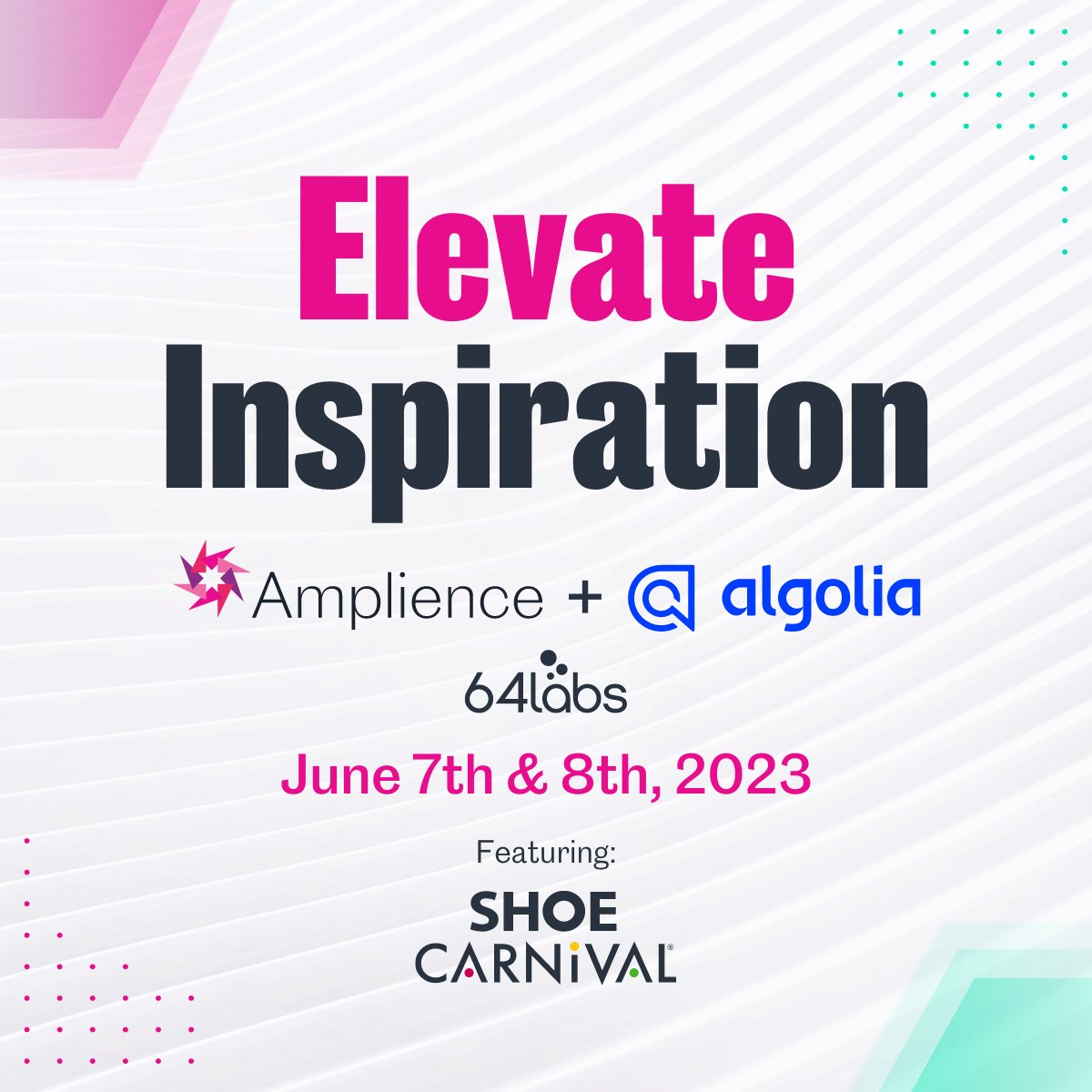 Amplience's tweet image. Get inspired at our fireside chat featuring @ShoeCarnival &amp;amp; learn more about their digital transformation journey.

Also interested in #ComposableStorefront? Elevate your Connections experience with @Amplience, @Algolia and @64labs this year!

hubs.la/Q01RBFrx0

#ecommerce