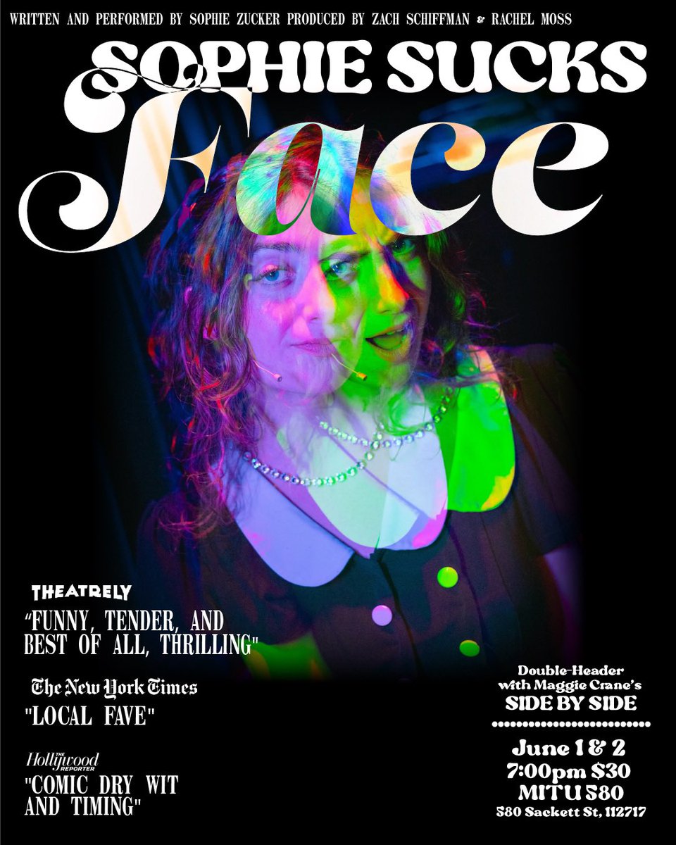 stringcheese zucker (@sophierzucker) on Twitter photo JUNE 1 and 2
last chance to see it before i go to <a href="/edfringe/">Edinburgh Festival Fringe</a> !!
come on out even if you’re a stalker JUNE 1 and 2
last chance to see it before i go to <a href="/edfringe/">Edinburgh Festival Fringe</a> !!
come on out even if you’re a stalker