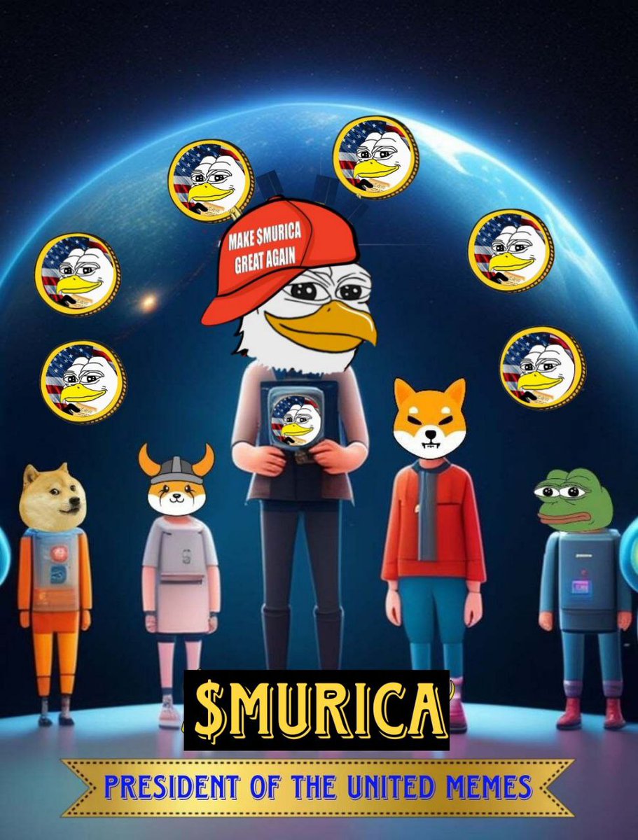 🌟🔒 With $MURICA, we're building a stronghold of conservative values and financial prosperity. 

Join our amazing American community 🇺🇸🇺🇸💰 #MURICA #ConservativeWealth 

t.me/MURICAOFFICIAL 
$MURICA #ETH #memecoin #100x #gem #crypto #USA #btc #memeseason #pepe
