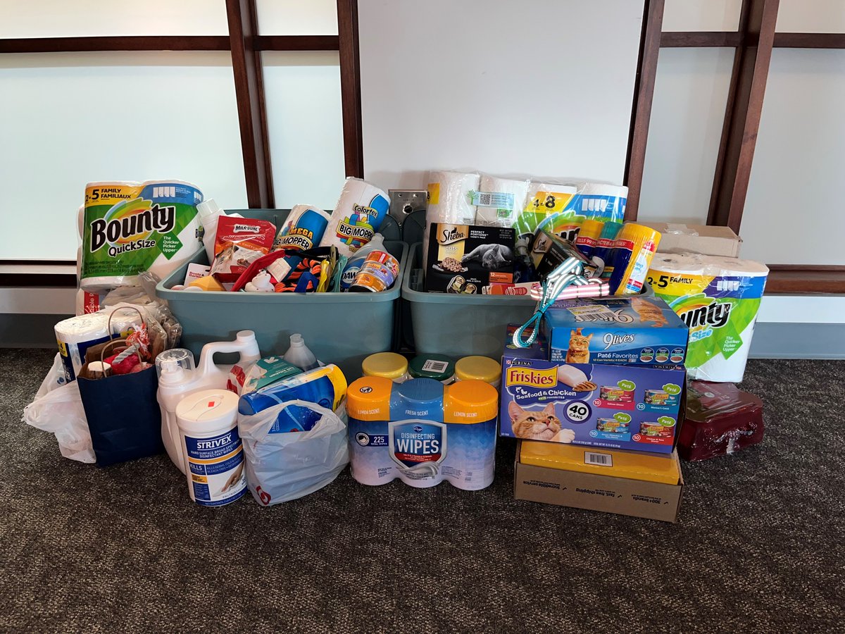 We held a donation drive in May to gather needed items for local animal shelters in the greater Indianapolis area. We appreciate the commitment of our team members to serve our community in so many ways!
.
.
#animalshelters #humanesociety #donate #serve #community