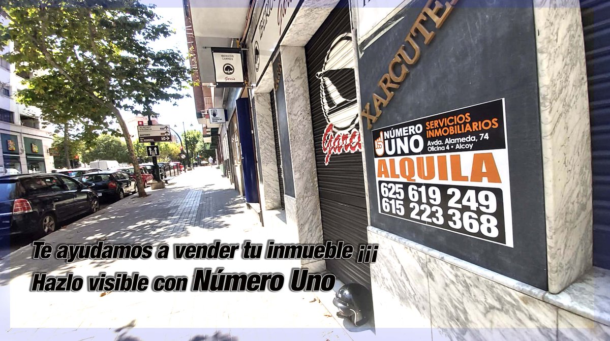 Agencia Número Uno - Alcoy
Alameda Camilo sesto 74
inmobiliarianumerouno.es