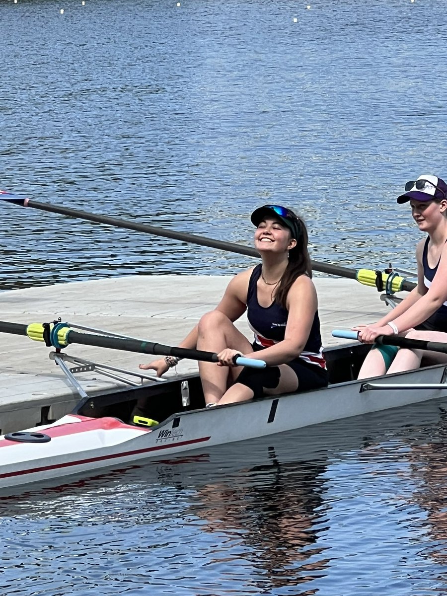 Winnacunnet's tweet photo. Juniors, Mollie Robie (Stroke) &amp; Cayden Marrow (Coxswain) raced for Great Bay Rowing &amp; on Sunday May 21st competing in the US Rowing, Northeast Junior Championships on Lake Quinsigamond in Worcester, MA. Both boats finished 3rd in their finals.  Please help us congratulate them! https://t.co/MHF8GBBUal