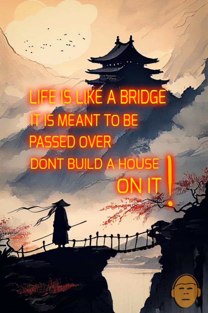 Avoid clinging to life experiences. Free yourself if this burden. Merely LET IT FLOW &amp; then…LET IT GO.

The key is to enjoy every moment without labels &amp; once no longer present, “keep moving.” Remain free &amp; joyous in the HERE &amp; NOW.