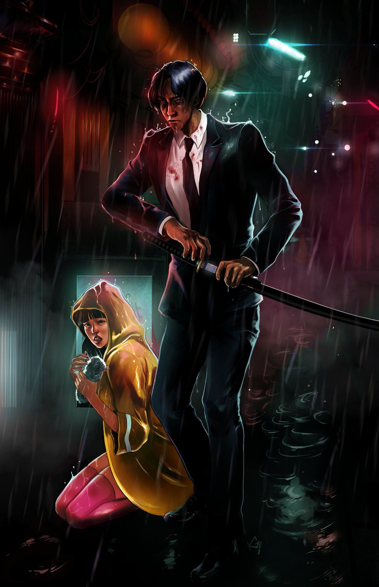 Misterdpriley's tweet photo. Live on FundMyComic, for I cannot in good faith trust Kickstarter or IndieGoGo:
Jisedai 2 launch signing. Grab the new book signed by me, both books signed by me, OR both books and a badass t-shirt featuring this commissioned art piece by the incomparable @Papa_Kenesu https://t.co/DY1a24HA76