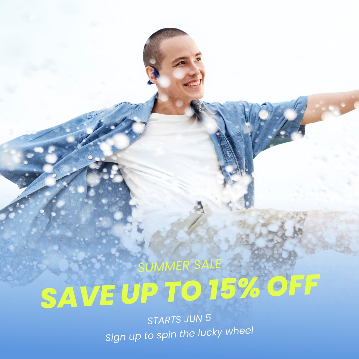 🏄‍♂️Dive into the Ultimate Summer Adventure 🏝️Explore this summer with Shokz best deals 🔥Get 15% off on our headphones and kickstart your summer soundtrack on June 5! uk.shokz.com/pages/2023summ…