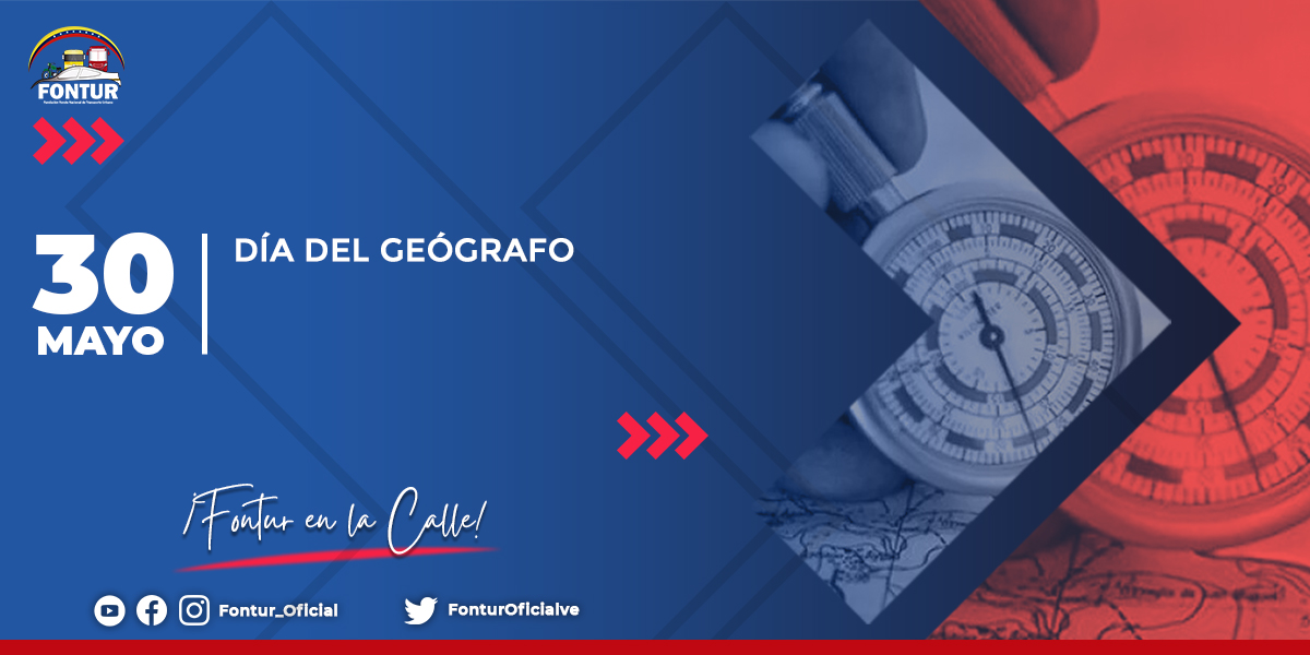 🗓 #30May🧑‍🔬Día Del Geógrafo, en homenaje a los grandes científicos exploradores que dedicaron su vida al estudio de esta ciencia, que ha servido a lo largo de los años para conocer el funcionamiento de los distintos ecosistemas del mundo. 
#RenacimientoDelSur
¡Fontur en la calle!