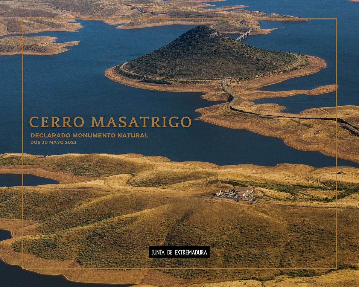 Junta de Extremadura (@junta_ex) on Twitter photo El Cerro Masatrigo, uno de los parajes más reconocidos de Extremadura, ha sido declarado Monumento Natural.
Con esta declaración se protege, conserva y promociona de manera especial este símbolo de la Siberia Extremeña.
La declaración: tinyurl.com/2hohx25h
<a href="/Transicion_eco/">Consejería Transición Ecológica y Sostenibilidad</a> El Cerro Masatrigo, uno de los parajes más reconocidos de Extremadura, ha sido declarado Monumento Natural.
Con esta declaración se protege, conserva y promociona de manera especial este símbolo de la Siberia Extremeña.
La declaración: tinyurl.com/2hohx25h
<a href="/Transicion_eco/">Consejería Transición Ecológica y Sostenibilidad</a>