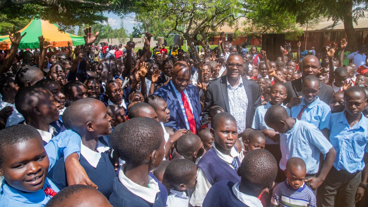 This morning CS <a href="/EliudOwalo/">Eliud Owalo, FIHRM, EGH</a> joined his Education Cabinet Colleague, Ezekiel Machogu, in disbursement of Government infrastructure support funds to several schools in Rarieda Sub-county of Siaya County.