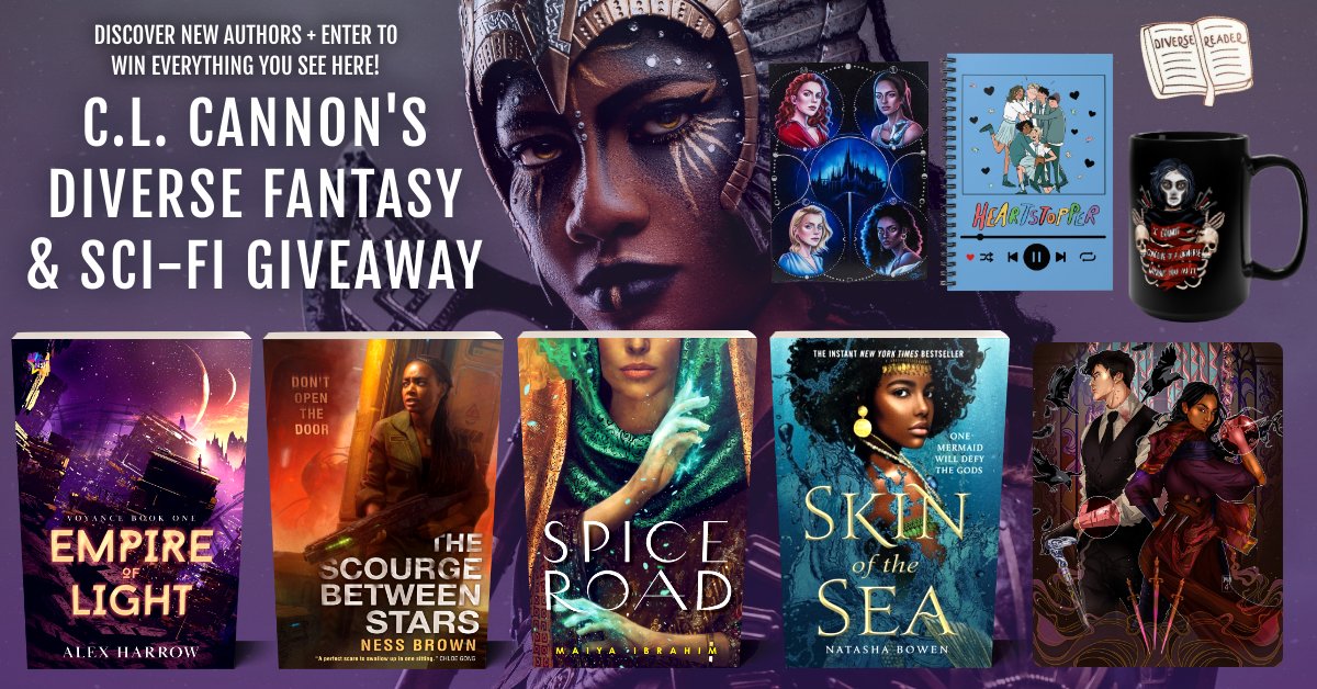 Looking for some diversity in your #Fantasy & #SciFic! Then check out this #giveaway!

 Enter: bit.ly/divsffans 

#EmpireOfLight #ScourgeBetweenStars #SpiceRoad #SkinOfTheSea #readdiversebooks #BooksWorthReading  #diversereads