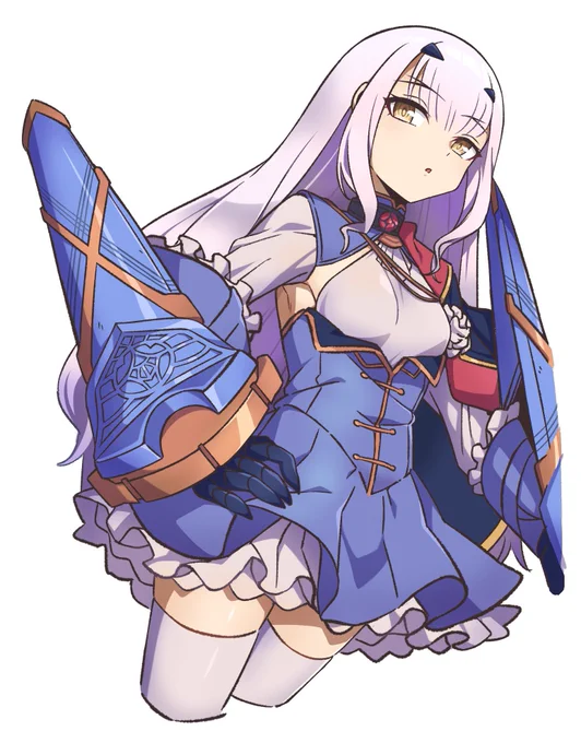 友達の誕生日用に描いたメリュジーヌ  #FGO