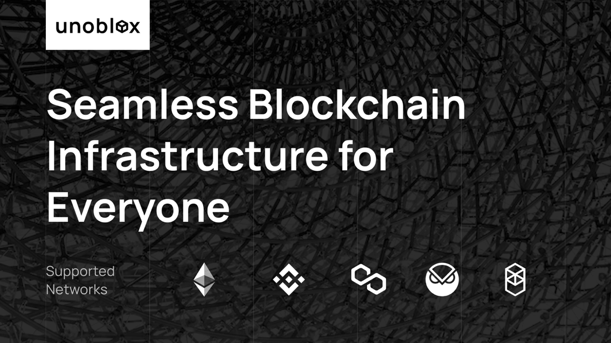 🚀 Unleash the true potential of your blockchain projects with <a href="/0xUnoblox/">unoblox</a>.

Leverage our robust infrastructure to innovate, test, and build on a dependable platform, harnessing the transformative power of #BlockchainTechnology.

Come aboard and let's shape the future of the