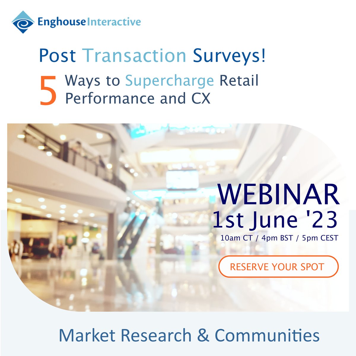 Survox's tweet photo. Join our guide through the five key ways post-transaction surveys can supercharge retail performance and CX: Uncovering Customer Sentiments, Identifying Opportunities for Growth, Enhancing Customer Retention, Optimizing Operations, and Driving Innovation: https://t.co/5Sx3dD1erA https://t.co/VaOtbmVpJ1