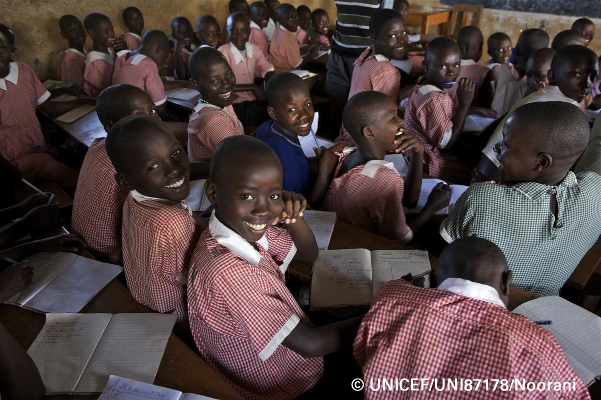 With schools reopening in Uganda, we cannot hope to end the learning crisis & achieve #SDG4 if we do not heavily #InvestInUGChildren.

#ForEveryChild to complete primary & secondary levels, @UNICEF with partners are supporting @GovUganda to improve access & quality of education.