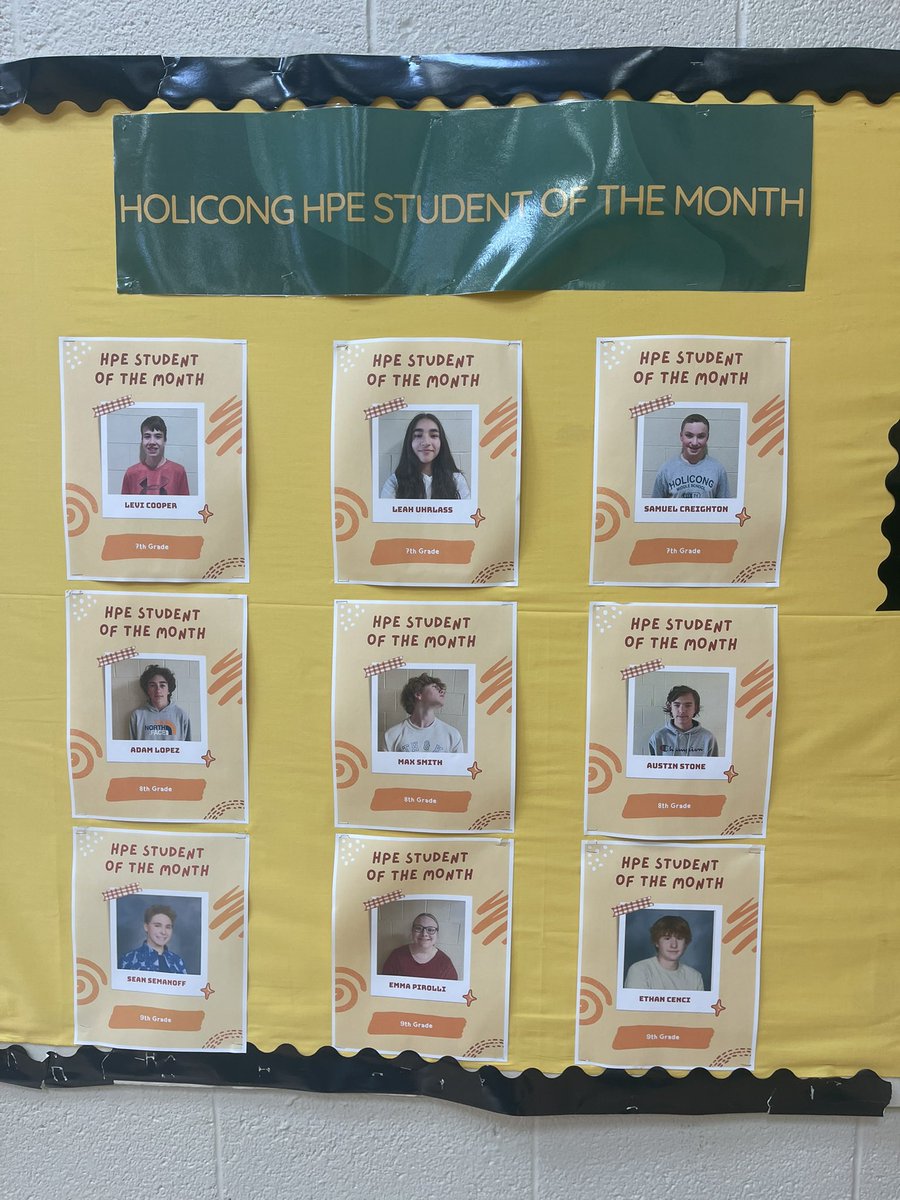 End of the month means last week of celebrating our awesome May HPE Students of the Month!