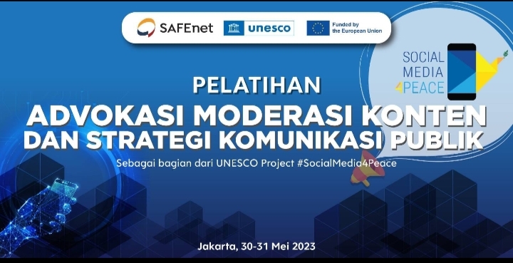#UNESCO & @safenetvoice  hold a workshop to support the work of the Damai Coalition on  #ContentModeration & #FreedomOfExpression in Indonesia, ahead of the 2024 Indonesian Elections.

👉 Within the @UNESCO #SocialMedia4Peace project funded by @EU_FPI 🇪🇺 @uni_eropa @UNESCOEU