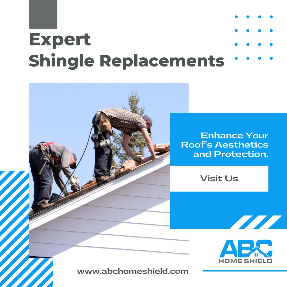 Shingle Replacements Expert
Enhance Your Roof's Aesthetics and Protection.
#roofingcontractor #roofingexperts #roofinginstallation #roofingmaterials #roofingmaintenance #roofingtips #roofingindustry #roofingtechnology #residentialroofing #commercialroofing #metalroofing