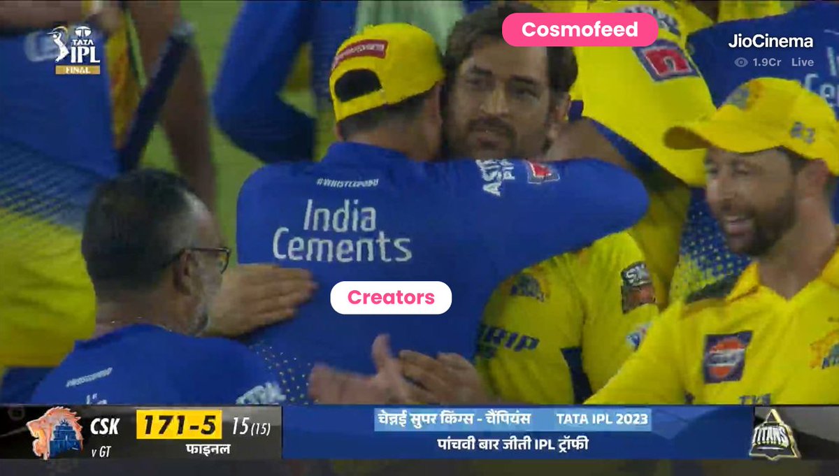 Superprofile For Creators (@cosmofeedapp) on Twitter photo Just like <a href="/msdhoni/">Mahendra Singh Dhoni</a> holds up his team <a href="/ChennaiIPL/">Chennai Super Kings</a> together ๐ค
The same way ๐
#ChennaiSuperKings #GujratTitans Just like <a href="/msdhoni/">Mahendra Singh Dhoni</a> holds up his team <a href="/ChennaiIPL/">Chennai Super Kings</a> together ๐ค
The same way ๐
#ChennaiSuperKings #GujratTitans
