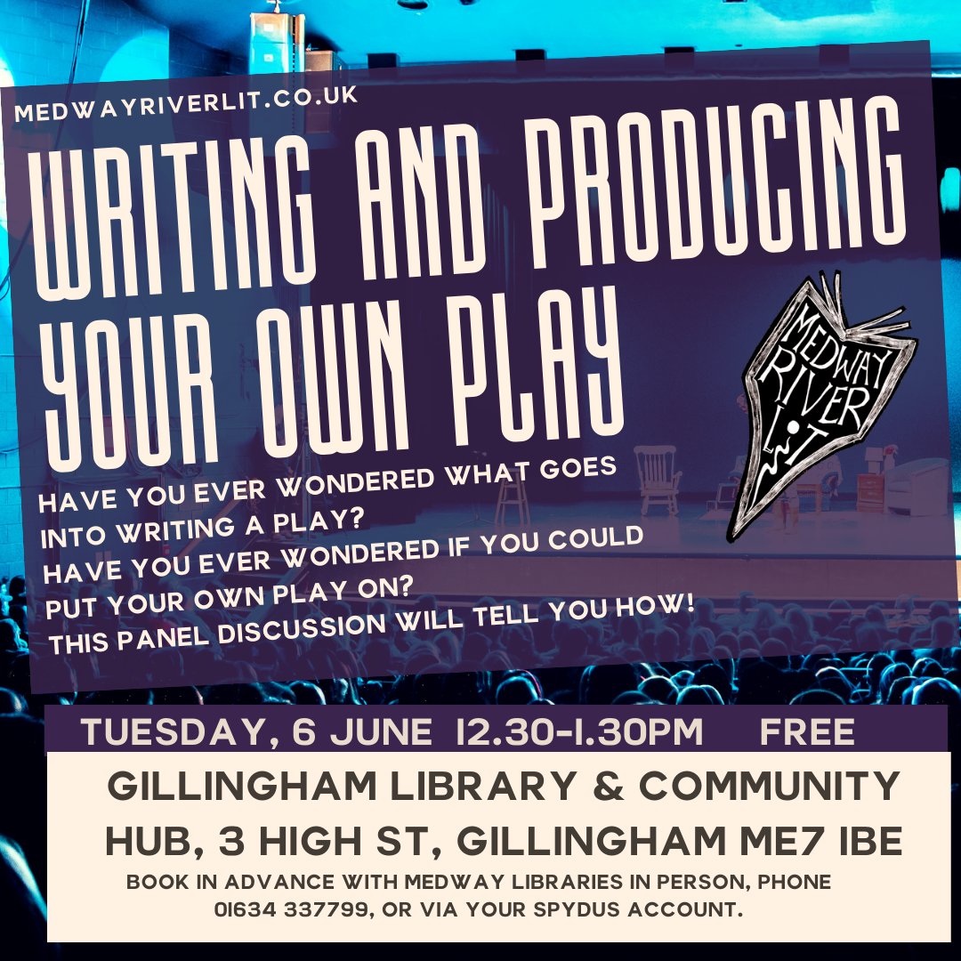 MedwayArts's tweet image. Medway River Lit events happening today...

Today we're all about drama - and that includes the drama of dub poetry!

Find out more here medwayriverlit.co.uk/tuesday6june