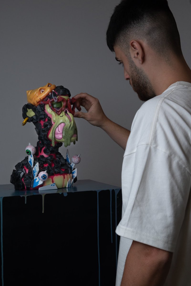 DreamsClubAr's tweet image. GM people 👨🏼‍🎨🧪🧪🧪🧪

Today it is time to say goodbye to this great friend, mutant ape physical sculpture in 11.8 inches 🫡

Welcome to the world of physical art my friend @Kachunarthur10 @BoredApeYC