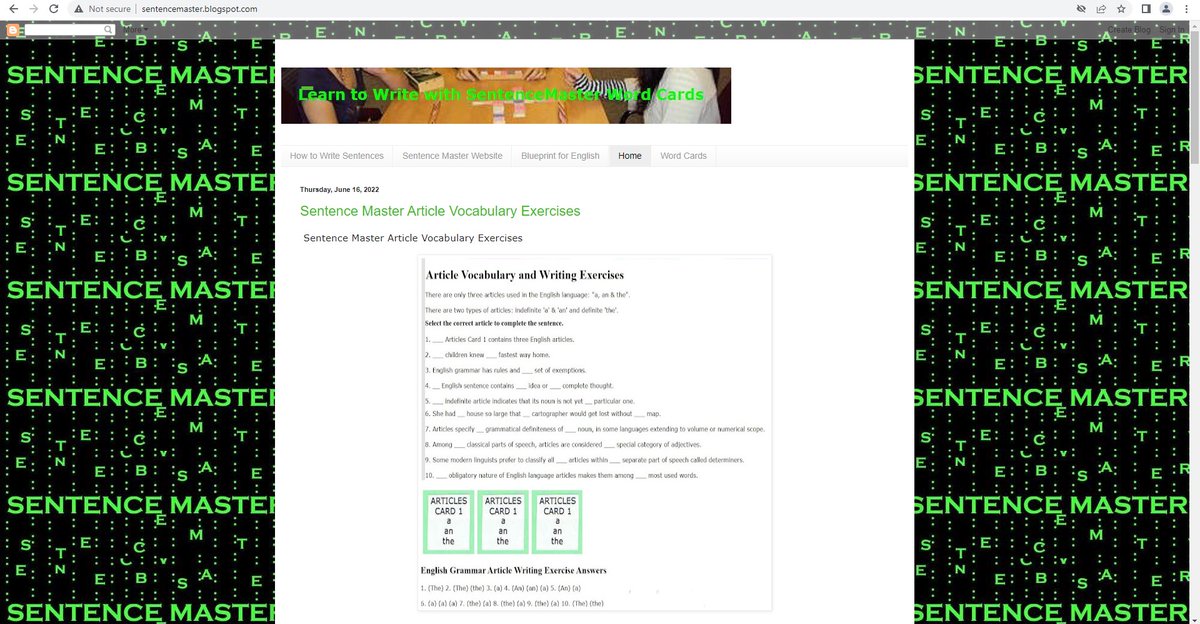 sentencemaster's tweet photo. How to write English Sentences
How to use six sentence constructions formats

https://t.co/pawsARKvOK

#Howtowrite #EnglishSentences #EnglishLanguage https://t.co/DaFvDbJ3nb