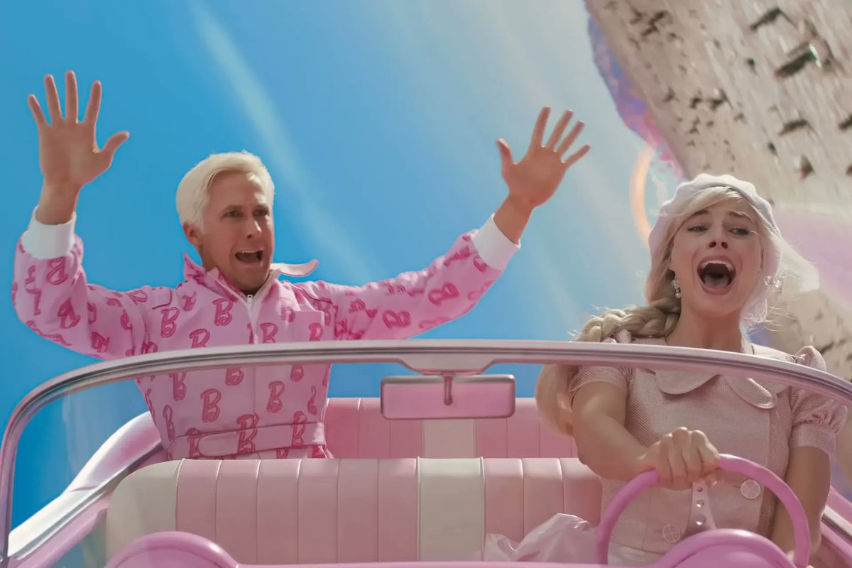 The #BarbieMovie final trailer showed how Margot Robbie and Ryan Gosling's Barbie and Ken leave Barbieland, where everyone is Barbie and Ken. 
comicyears.com/movies/barbie-…