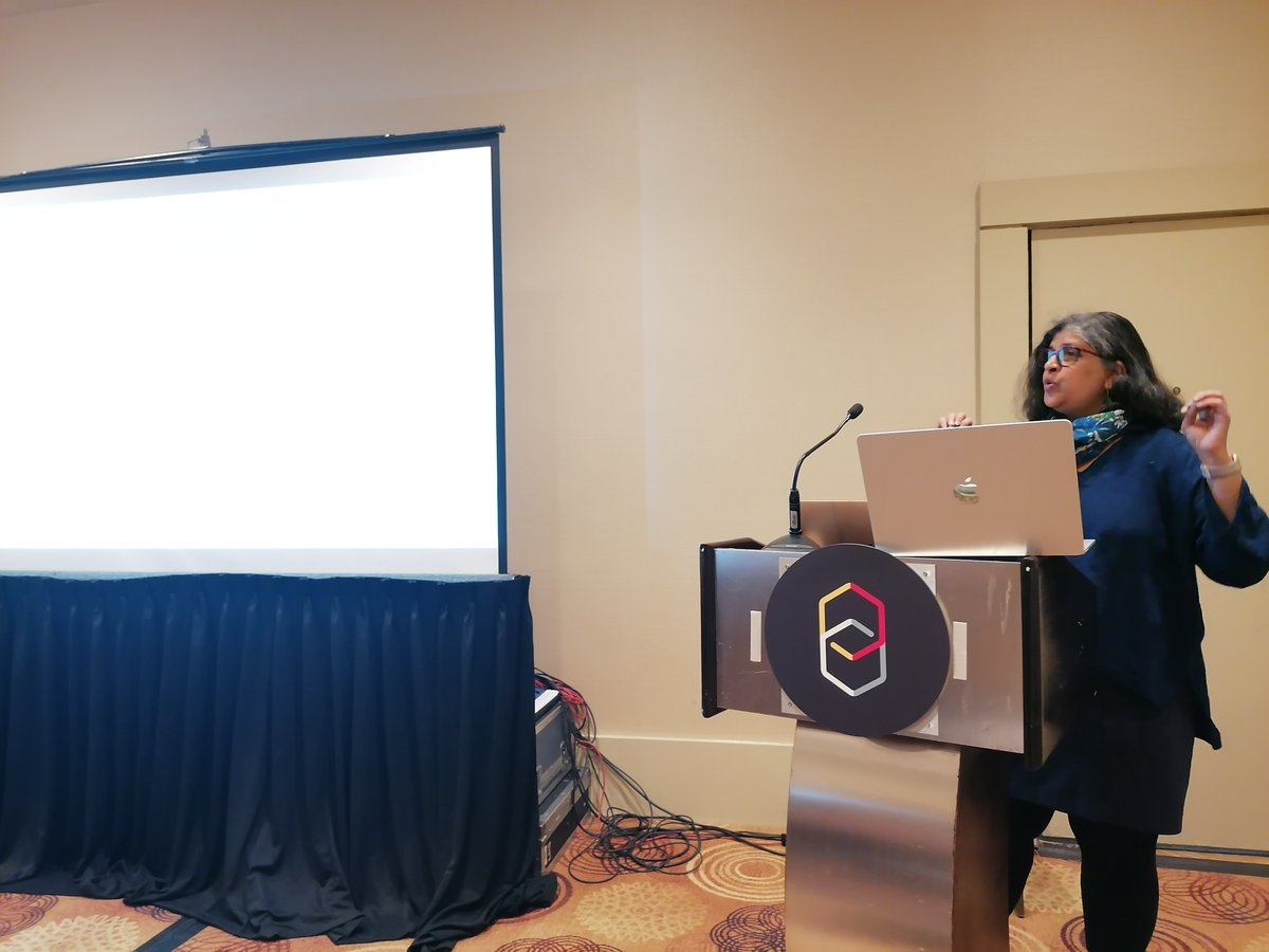 And Radhika Gajjala's big team work on using computational tools for feminist intersectional “small
data” research.