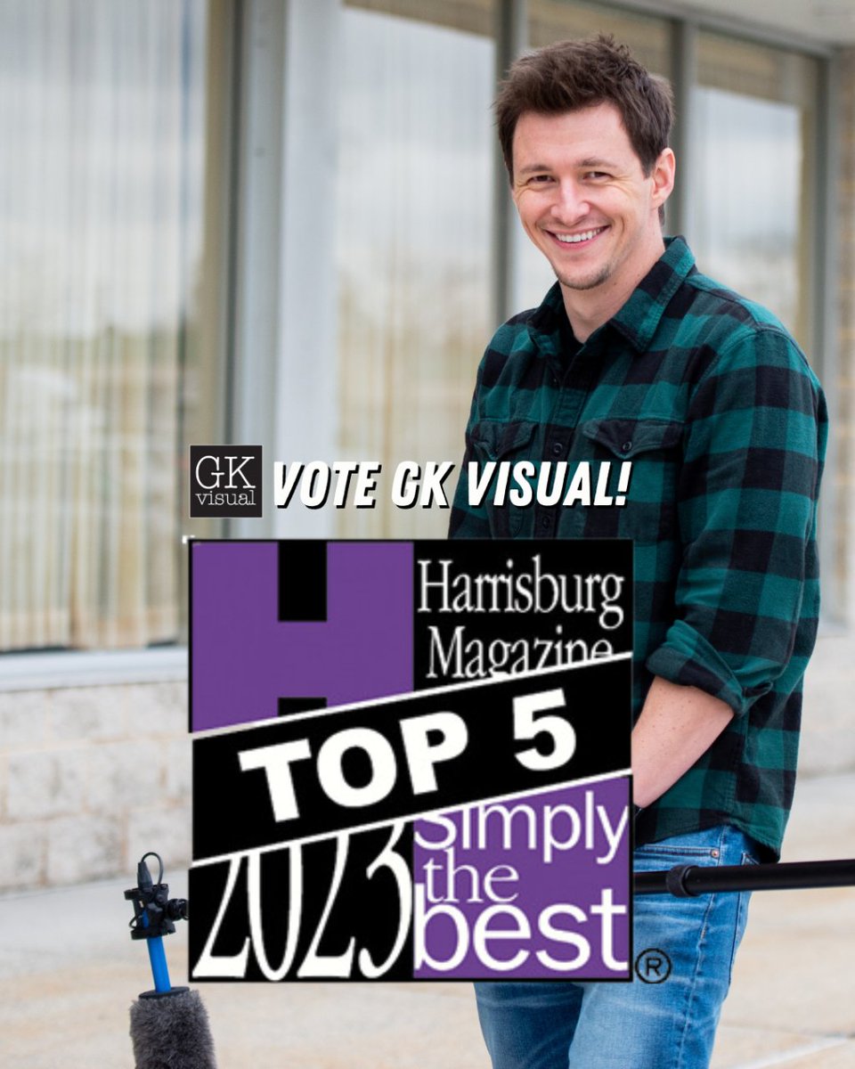 GKVisual's tweet image. TOP FIVE! We are honored to be in the top five of Simply the Best 2023! Please take a moment to vote our team into the top!

Find us in the business category, then go to:
- PLACE TO WORK (UNDER 10 EMPLOYEES)
- PROMOTIONAL SERVICES

Vote Here: stbvote.com/business