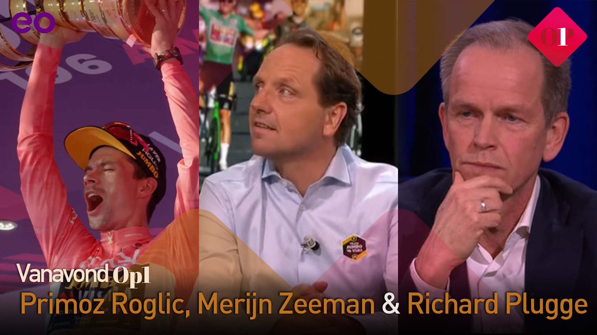 Lang leek het niet te lukken, maar dankzij een ijzersterke klimtijdrit in de voorlaatste etappe schreef <a href="/rogla/">Primož Roglič</a> toch de Giro d’Italia op zijn naam. In #Op1 vieren we het feestje met zijn Nederlandse ploegleider <a href="/merijnzeeman/">Merijn Zeeman</a> en directeur <a href="/RichardPlugge/">Richard Plugge</a> en met Roglic zelf. #EO