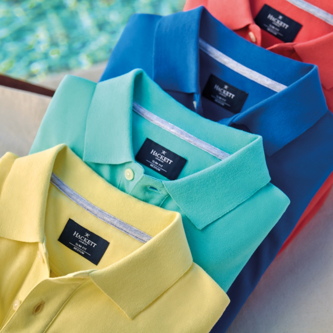 CollectiveIndia's tweet image. A timeless classic with a vibrant twist. Discover the new colour palette from @hackettondon for this season´s Polos.
#HowToHackett #Collectiveindia #LetsPolo #PoloShirt #Iconics