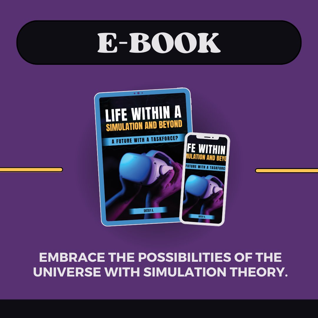 Simulation369's tweet image. Life is a journey, and simulation theory is your map. 🗺️ Discover the possibilities with &quot;Life Within a Simulation and Beyond&quot;.
Order now - bit.ly/3KuRoPo
#MindBodySpirit #WellnessJourney #HealthyMindset #SelfCareSunday #FitnessGoals #CleanEating #HolisticHealth