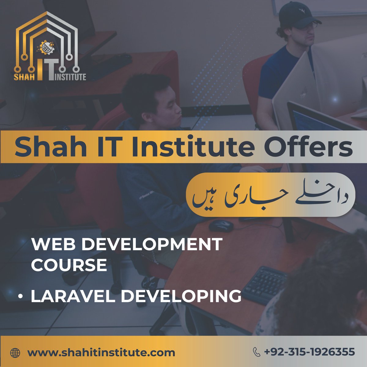 𝗪𝗲'𝗿𝗲 𝗼𝗳𝗳𝗲𝗿𝗶𝗻𝗴 𝗪𝗲𝗯 𝗗𝗲𝘃𝗲𝗹𝗼𝗽𝗺𝗲𝗻𝘁 𝗰𝗼𝘂𝗿𝘀𝗲 𝘂𝘀𝗶𝗻𝗴 𝗟𝗮𝗿𝗮𝘃𝗲𝗹

𝗘𝗻𝗿𝗼𝗹𝗹 𝗡𝗼𝘄
𝗰𝗼𝗻𝘁𝗮𝗰𝘁 𝘂𝘀 : +𝟵𝟮 𝟯𝟭𝟱 𝟭𝟵𝟮 𝟲𝟯𝟱𝟱

#webdevelopment #traininginstitute #itinstitute #websitedevelopment #webcourse #course #shahitinstitute