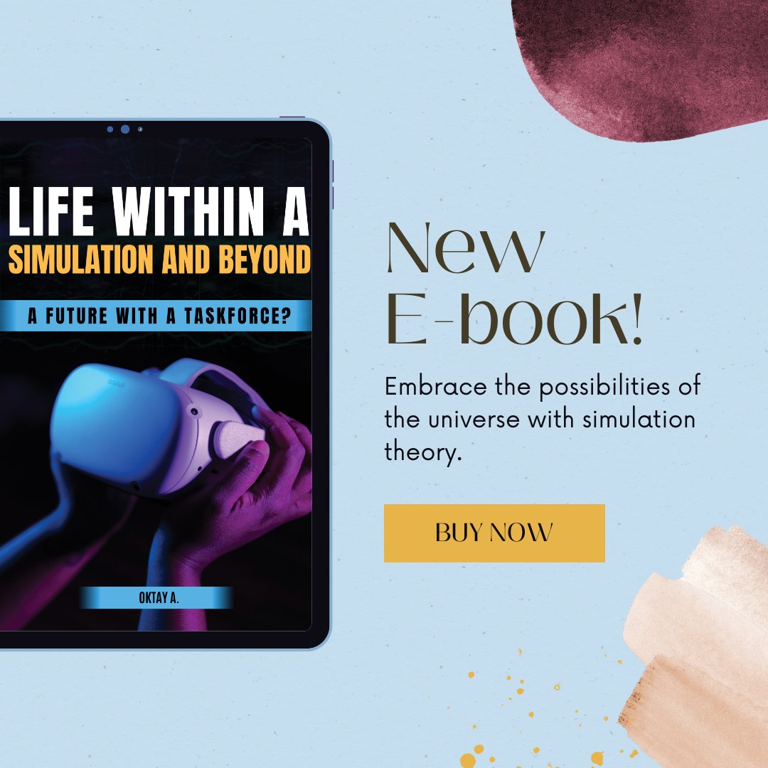 Simulation369's tweet image. Are we living in a simulation? 🔍 &quot;Life Within a Simulation and Beyond&quot; explores the evidence and reveals what it means for our lives.
Order now - bit.ly/3KuRoPo
#RealityCheck #LifeBeyondLimits #BreakFree #MindOverMatter #UpgradeYourMindset #PersonalTransformation