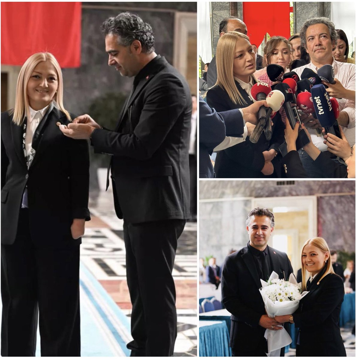 avfatmaoncu's tweet image. 📍 TBMM’de 28. Dönem Milletvekilliği kayıt işlemlerimizi tamamladık ve rozetimizi taktık. 

Bizlere, milletimize hizmet etme fırsatı tanıyan Sayın Cumhurbaşkanımıza ve Erzurumlu hemşerilerimize teşekkür ediyorum.

Yeni görevimizin vatanımıza ve milletimize hayırlı olmasını yüce…