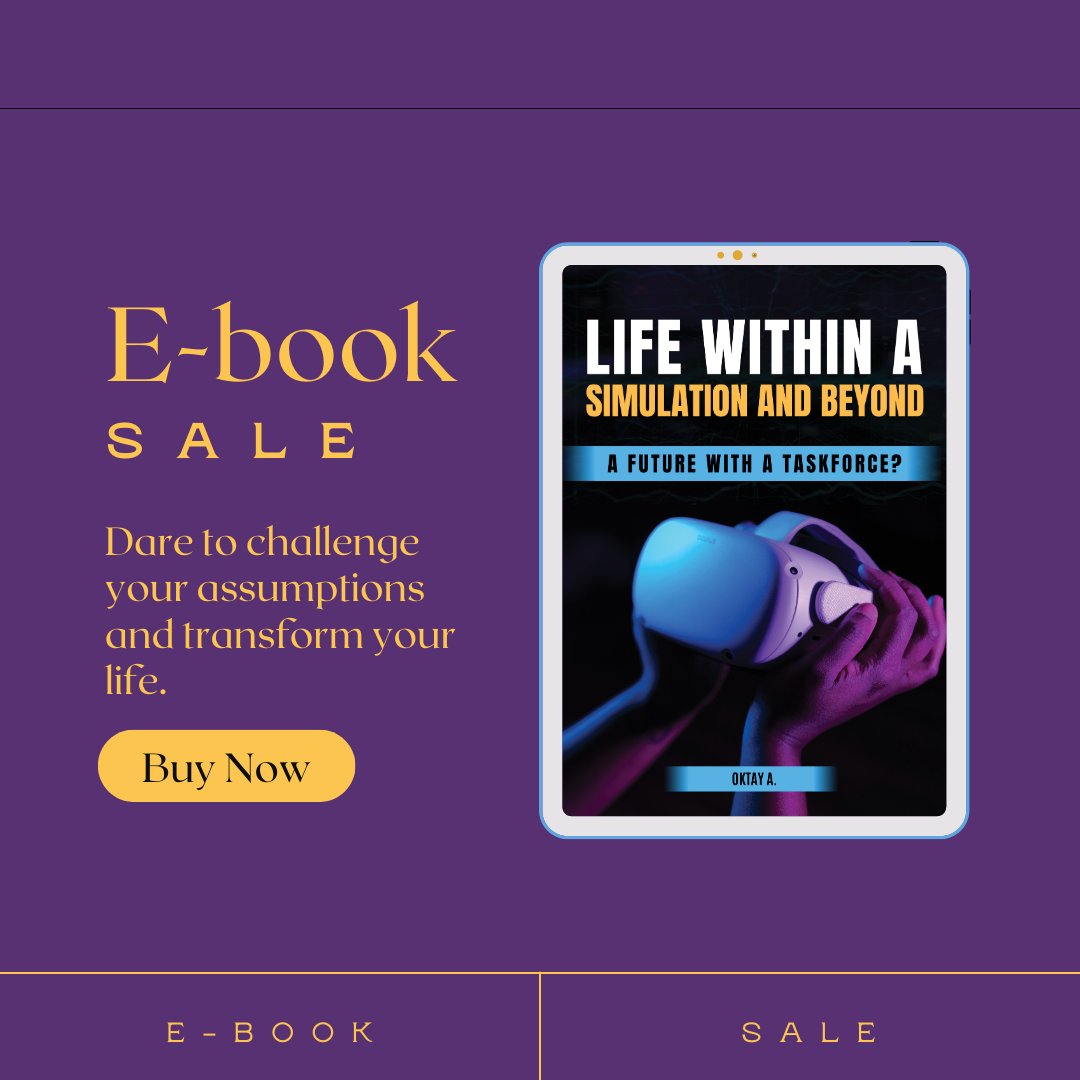 Simulation369's tweet image. Break free from the mundane and embrace the extraordinary. 🌟 &quot;Life Within a Simulation and Beyond&quot; is your ticket to an unlimited life.
Order now - bit.ly/3KuRoPo
#BookWormsUnite #ReadMoreBooks #BookLoversCommunity #BookRecommendations #Bookish #EbookDeals #ReadingList
