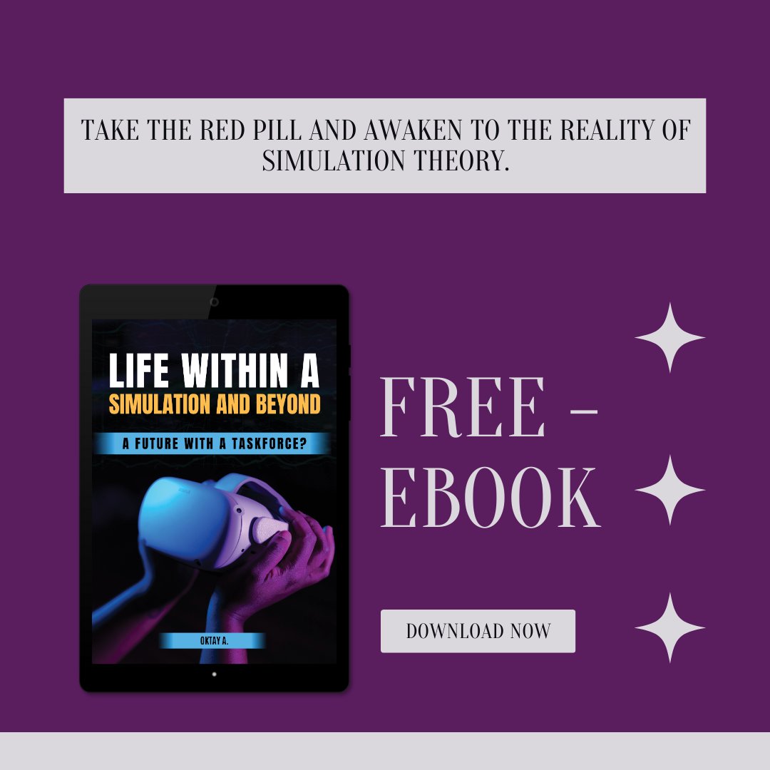 Simulation369's tweet image. Life is a game, and &quot;Life Within a Simulation and Beyond&quot; shows you how to win it. 🎮
Order now - bit.ly/3KuRoPo
#SimulationTheory #LifeWithinASimulationAndBeyond #IncreaseEnergyRatings #PersonalGrowth #SelfImprovement #Mindfulness #UnlockTheSecrets #NonFictionEbook