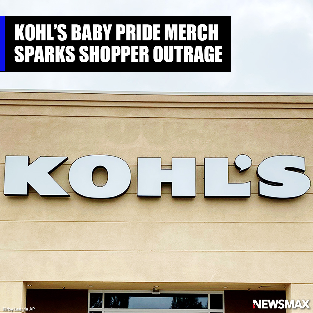 NEWSMAX on X: Kohl's is sparking outrage with shoppers by marketing LGBTQ  merchandise to infants and minors, according to a report. MORE:    / X