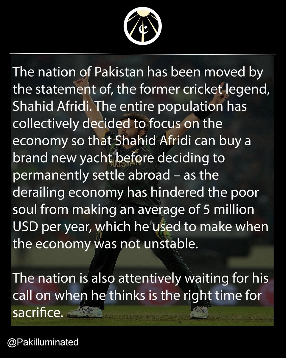 Pakilluminated's tweet photo. Shahid, our hero, our pride, we stand with you!
#ShahidAfridi #ImranRiazKhan #imranKhanPTI https://t.co/vYdrvjJ2f9