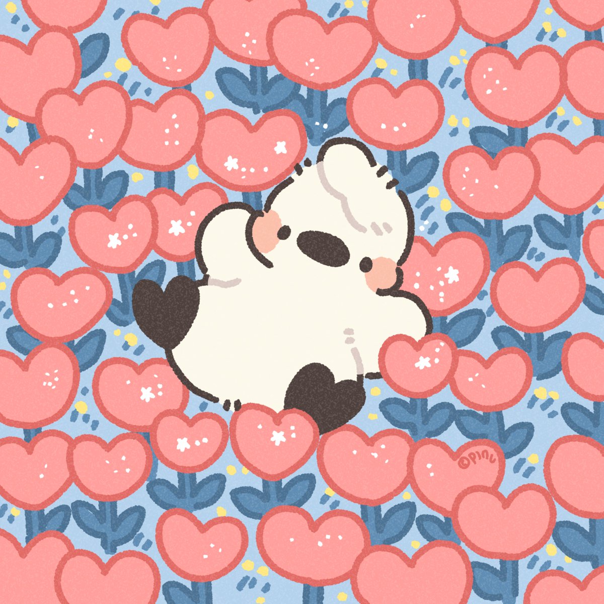 ฅ´•ᴥ•`ฅ몽몽!! LINE&OGQ에 메이드 몽몽티콘 오픈!🖤💜 🖤이번 이모티콘엔 용이도 함께