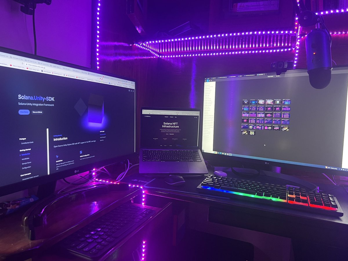 ElioCodes's tweet image. Updates @SolanaUni #Web3Accelerator
@RameshSachan , I and the @IntoTheVerse_ team have been 🧑💻✏️👨🎨
- testing social game auth @magicblock @Web3Auth
- testing @cardinal_labs on devnet
- reviewing UI designs for INTRANT INFERIS ⚔️
Hyped for @SquadsProtocol @solanamobile calls