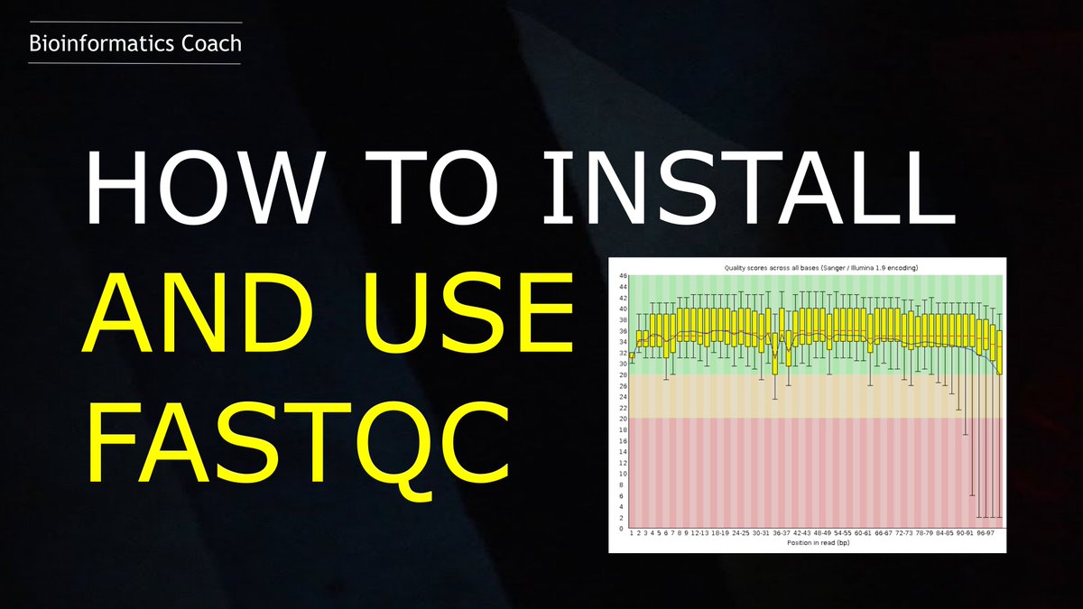 Hi Friends,
In case you missed it,
Here is a tutorial that shows you how to install and use FASTQC for quality control  

youtu.be/5nth7o_-f0Q 

#Bioinformatics #DataScience #Linux #BIGDATA <a href="/broadinstitute/">Broad Institute</a>